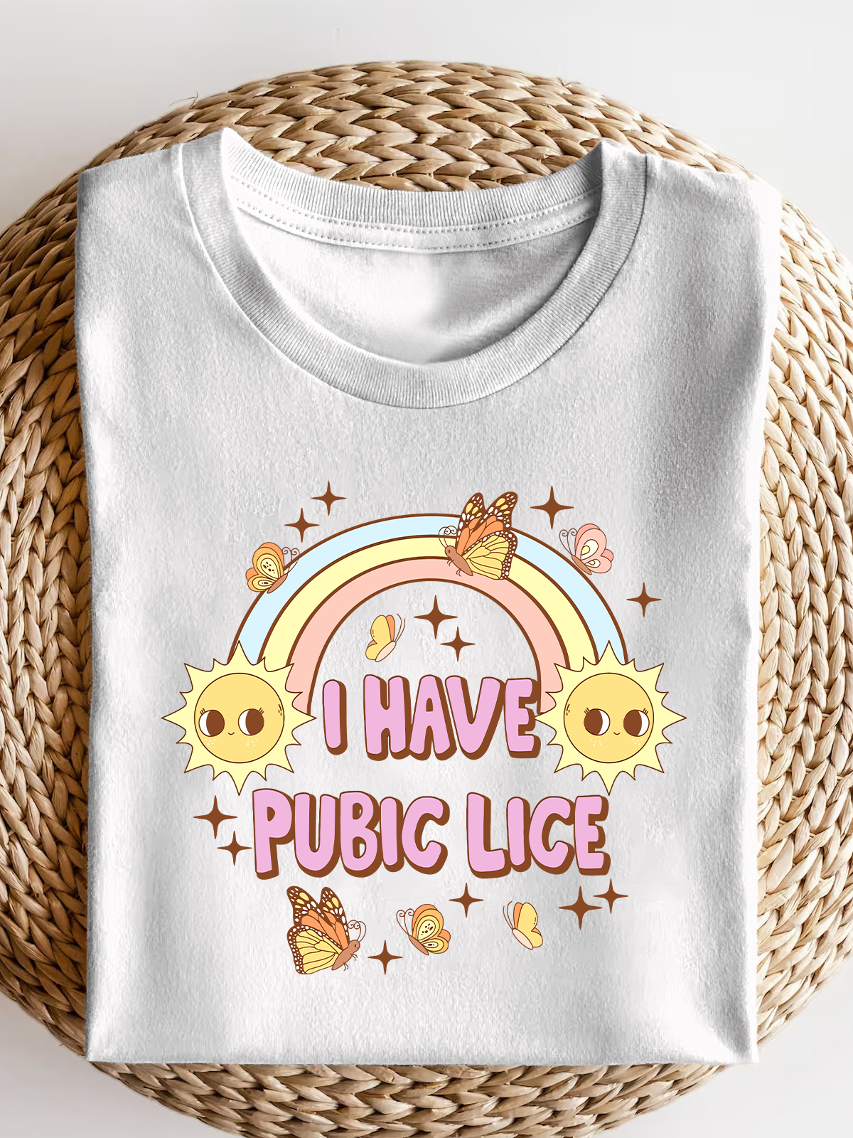 I Have Public Lice Short Sleeves Tee