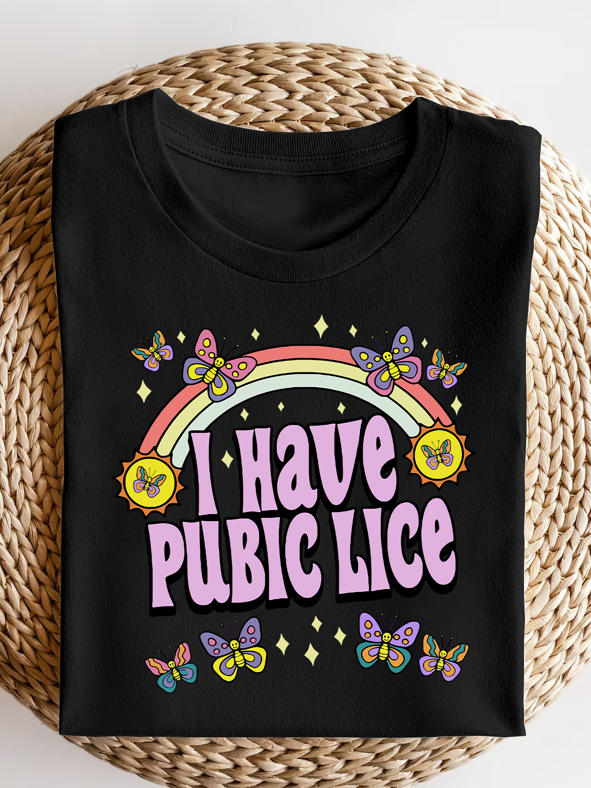 I Have Public Lice Short Sleeves Tee