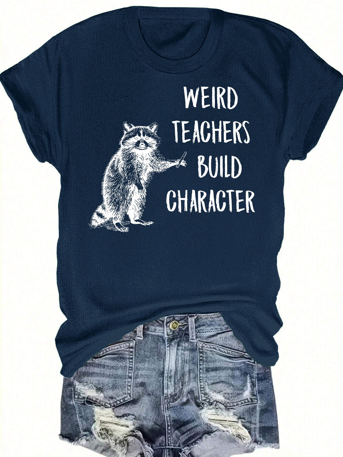 Weird Teachers Build Character Short Sleeves Tee