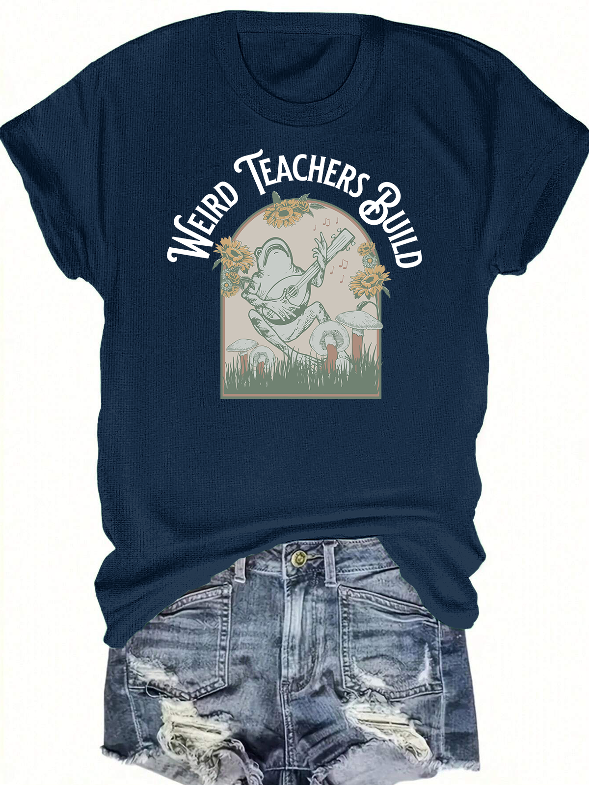 Weird Teachers Build Character Short Sleeves Tee