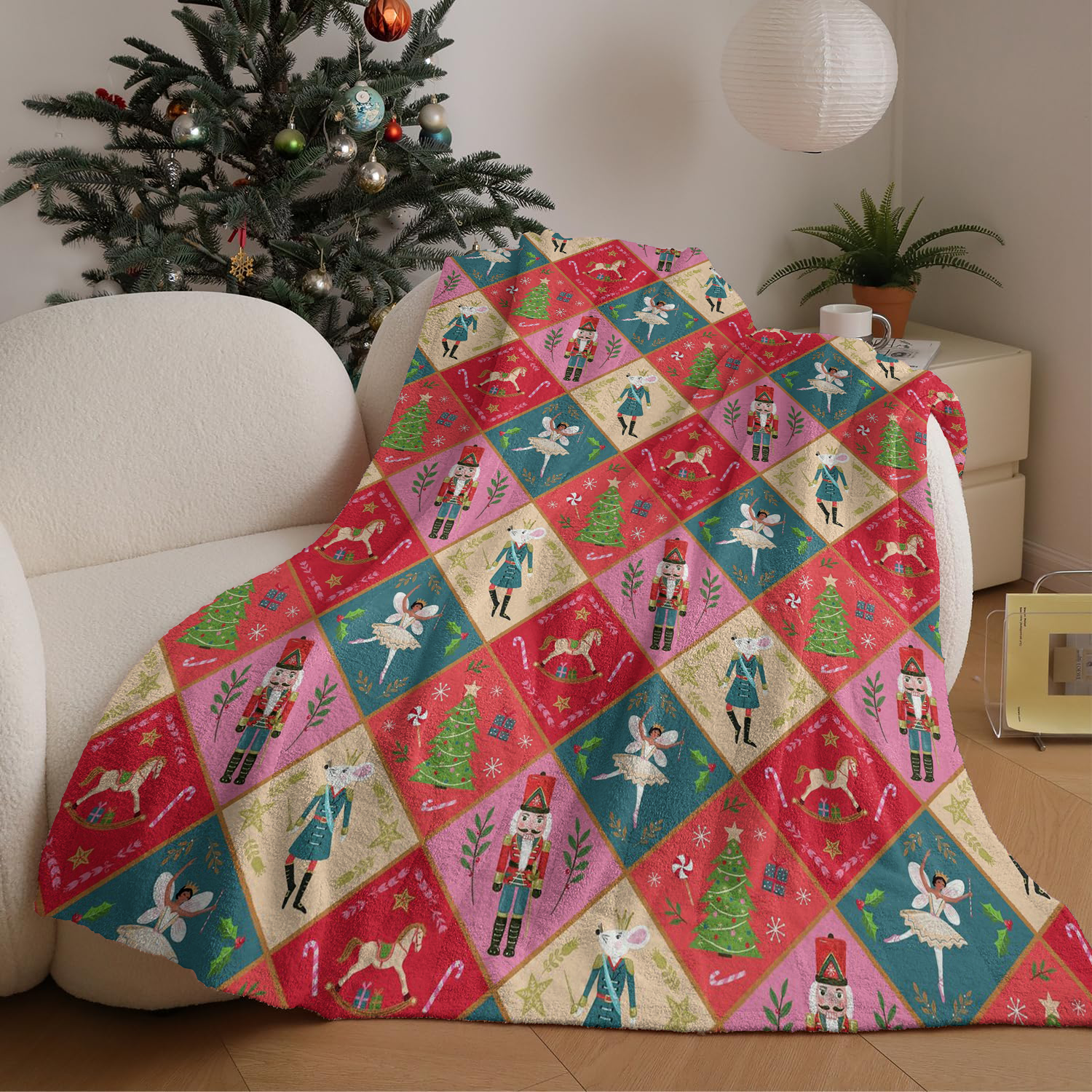 Christmas Nutcracker Pliad Blanket