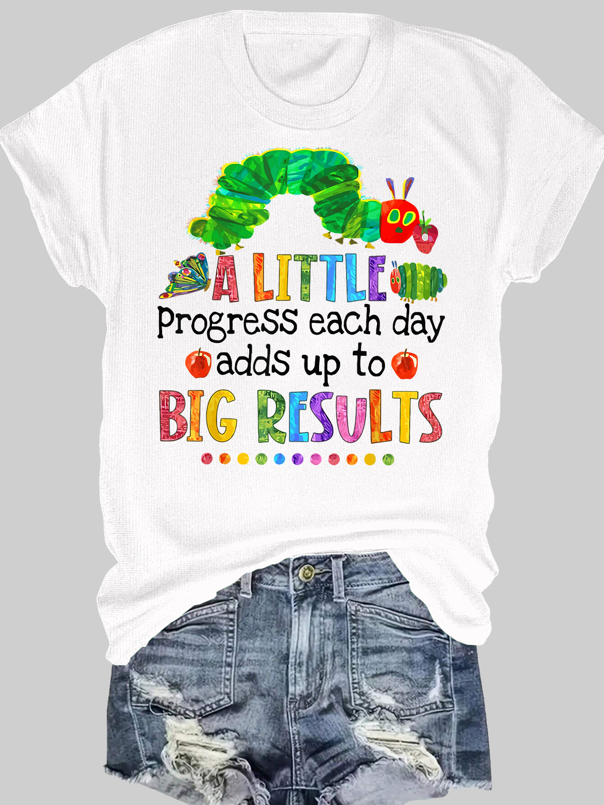 A Little Progress Each Day Short Sleeves Tee