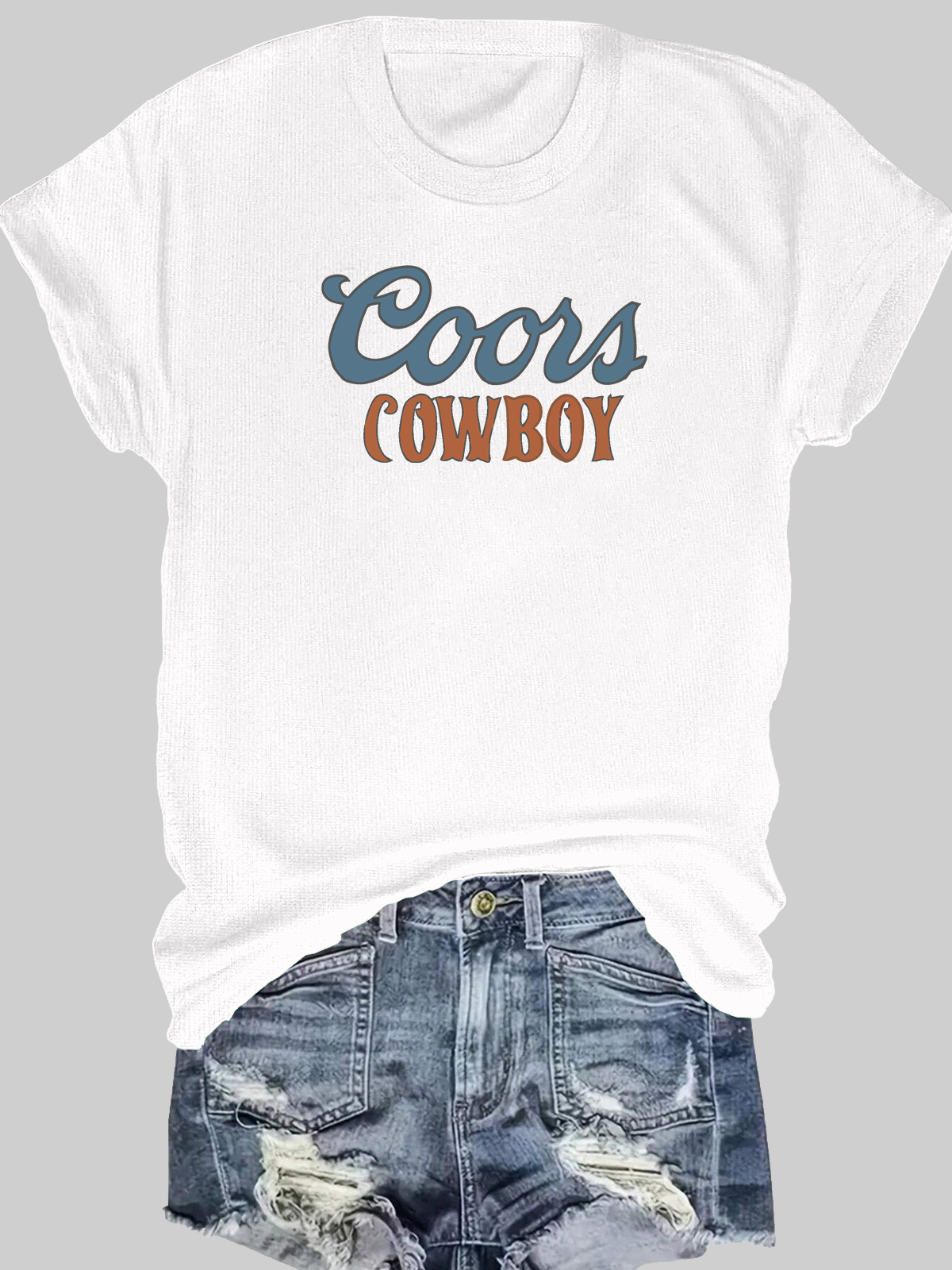 Coors Roodeo Cowboy Short Sleeves Tee