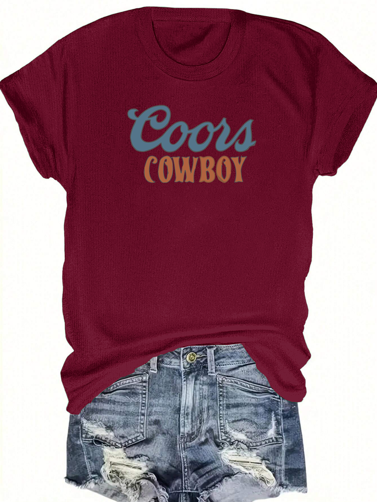 Coors Roodeo Cowboy Short Sleeves Tee