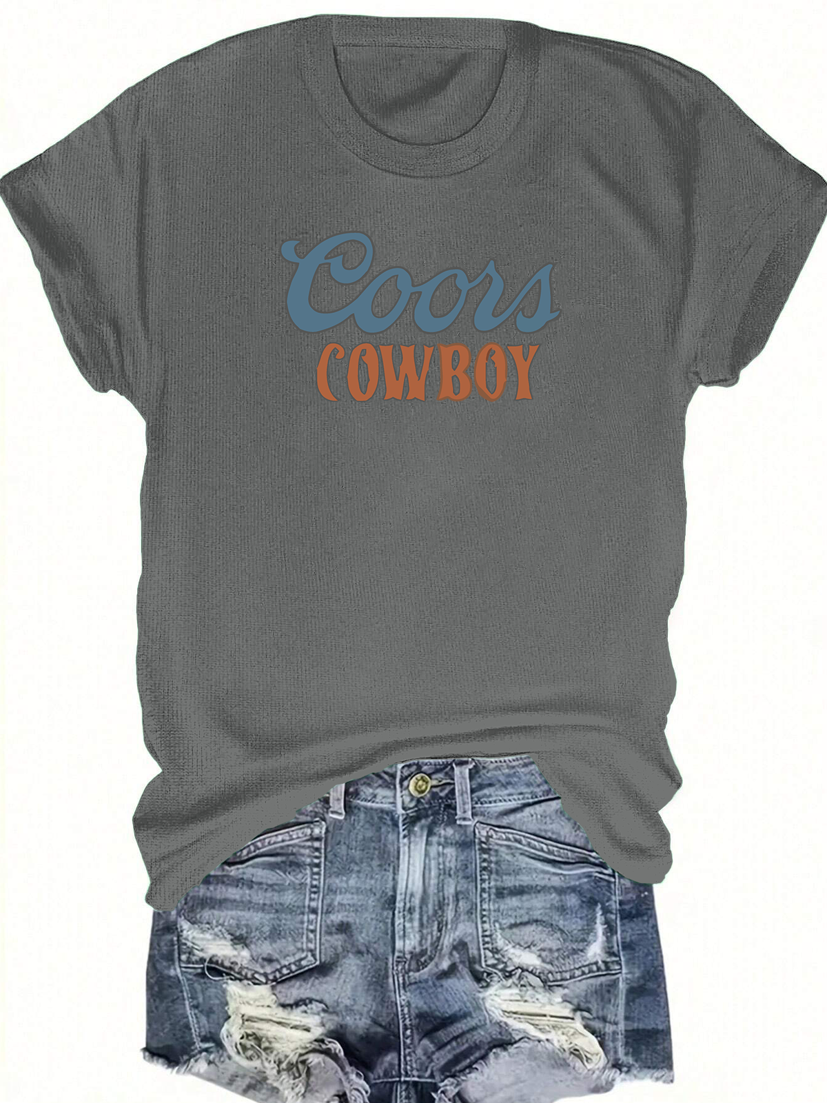 Coors Roodeo Cowboy Short Sleeves Tee