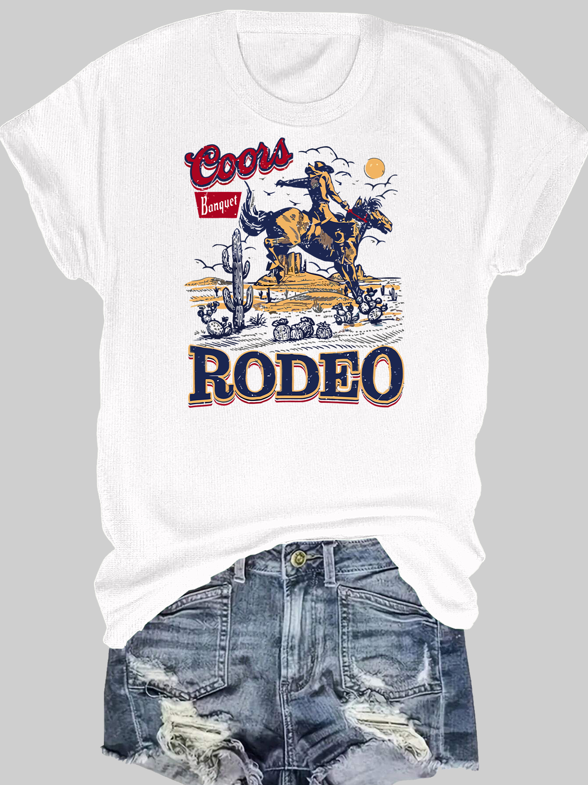 Coors Roodeo Cowboy Short Sleeves Tee