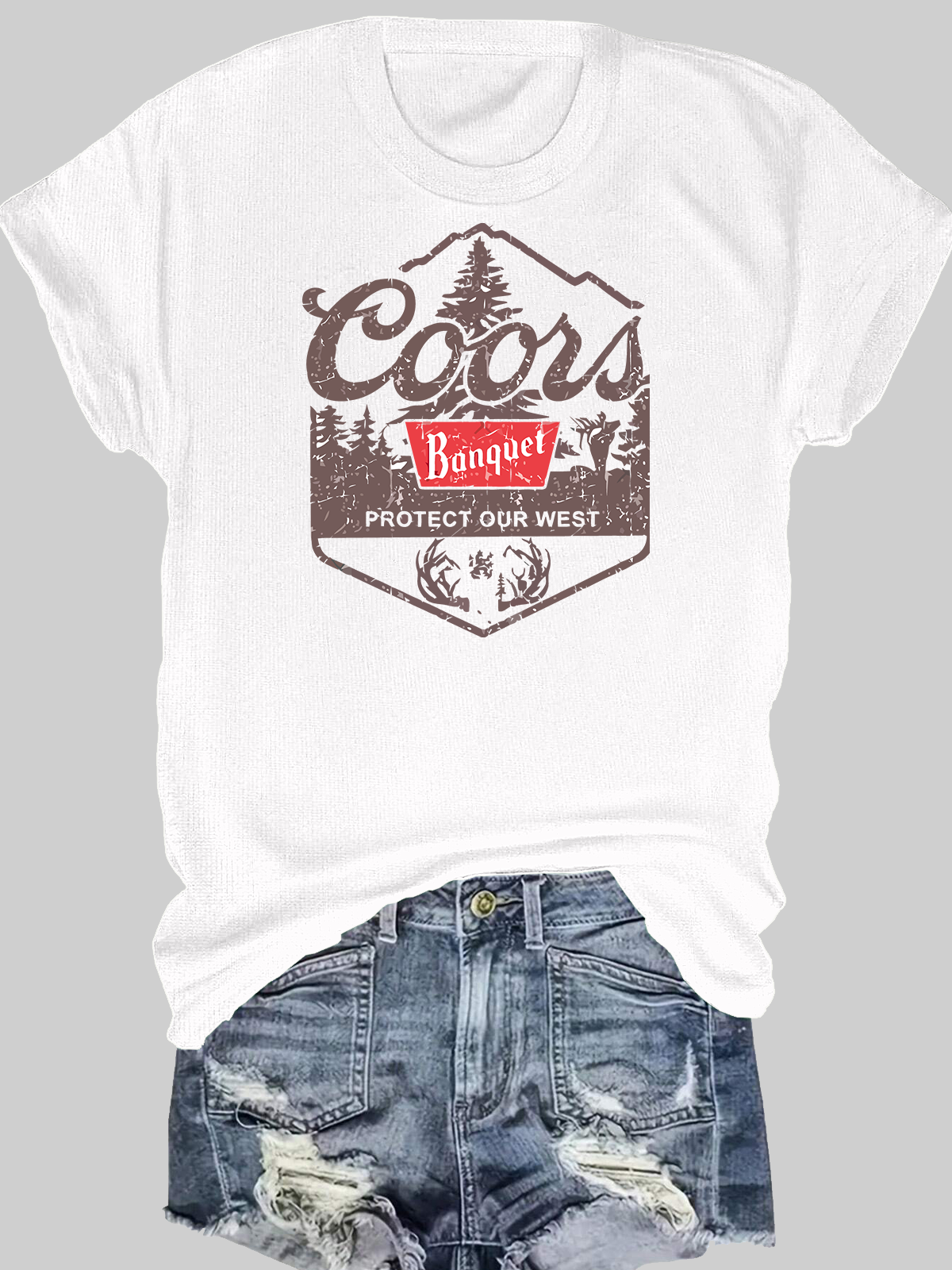 Coors Roodeo Cowboy Short Sleeves Tee