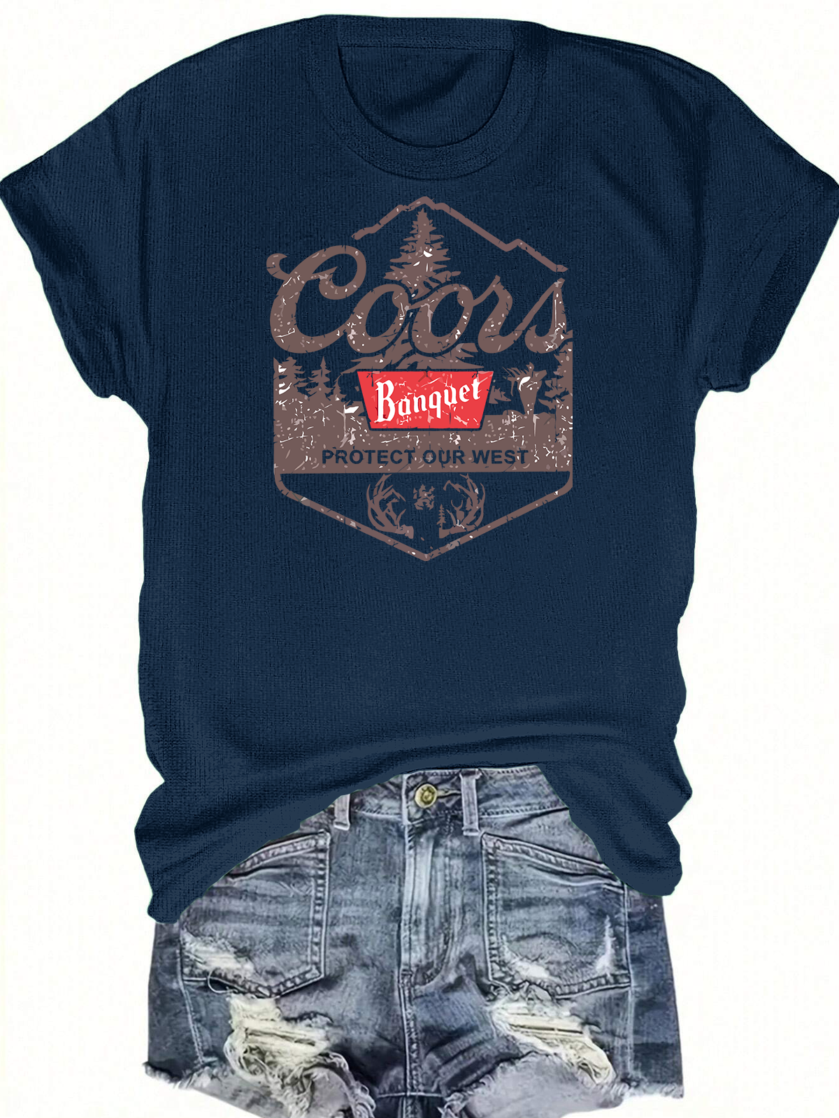 Coors Roodeo Cowboy Short Sleeves Tee