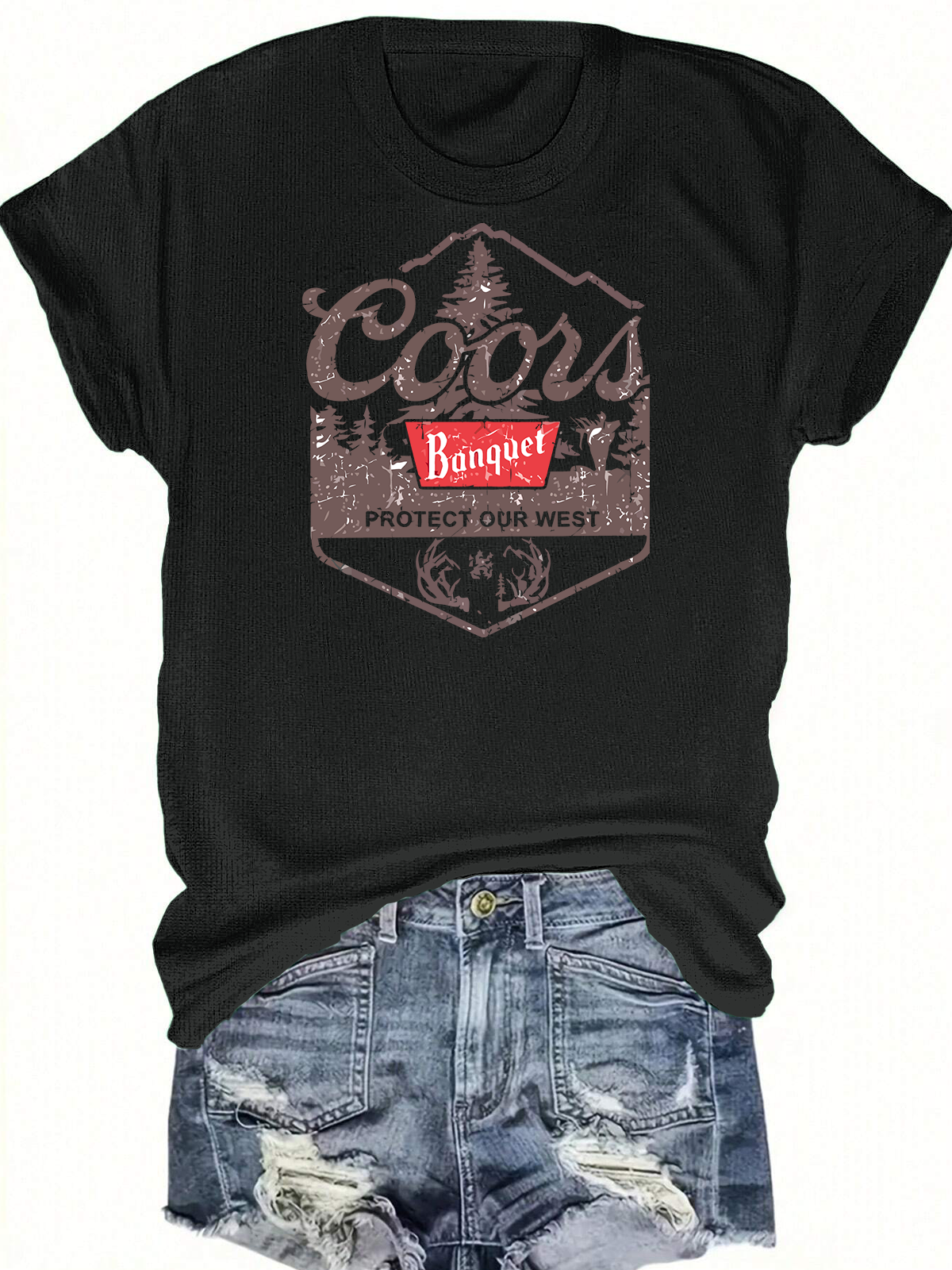 Coors Roodeo Cowboy Short Sleeves Tee