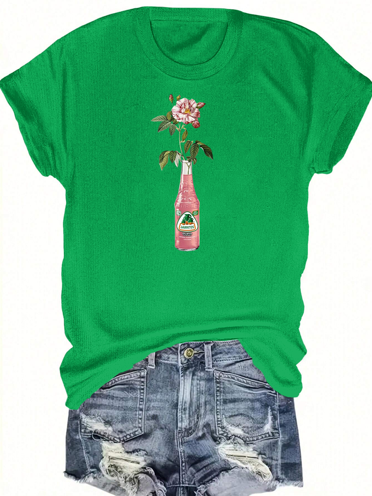 Flower With Tequila Short Sleeves Tee