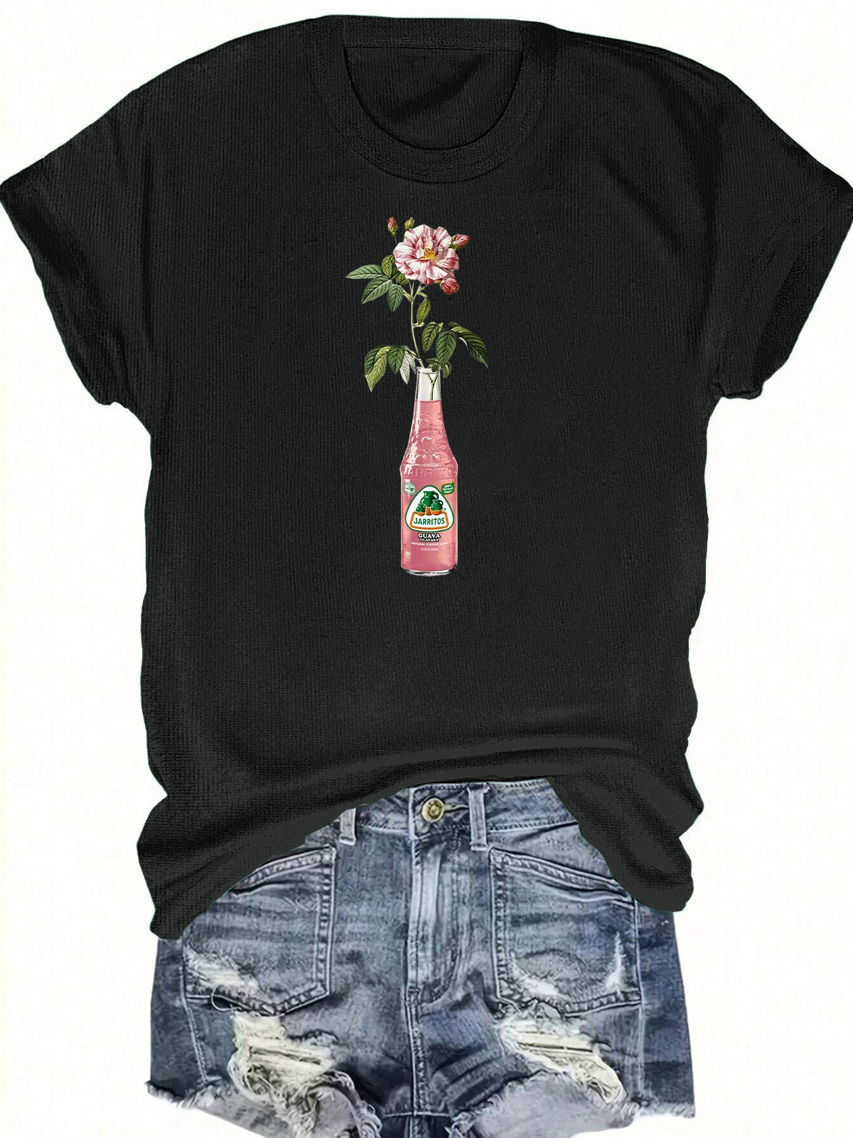 Flower With Tequila Short Sleeves Tee