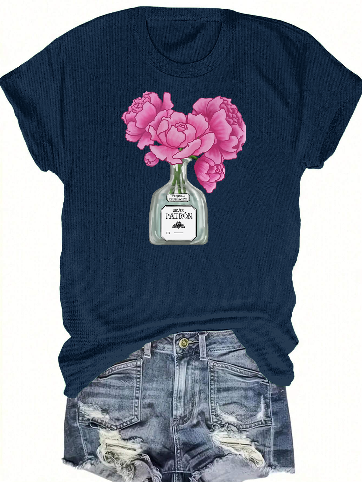 Flower With Tequila Short Sleeves Tee