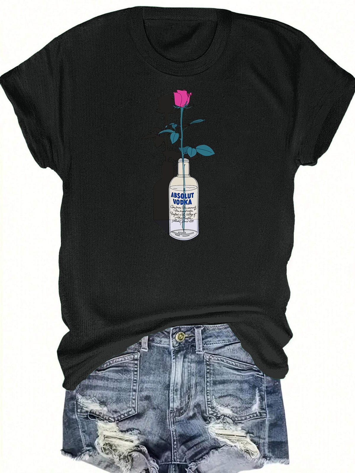 Flower With Tequila Short Sleeves Tee