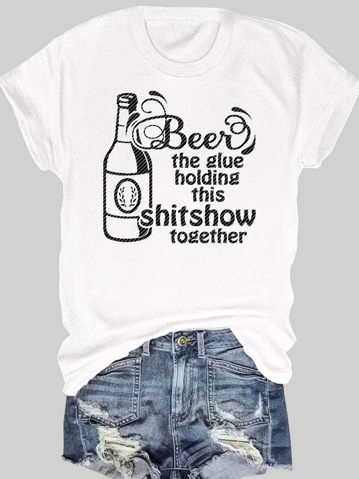 Beer Shitshow Together Short Sleeves Tee