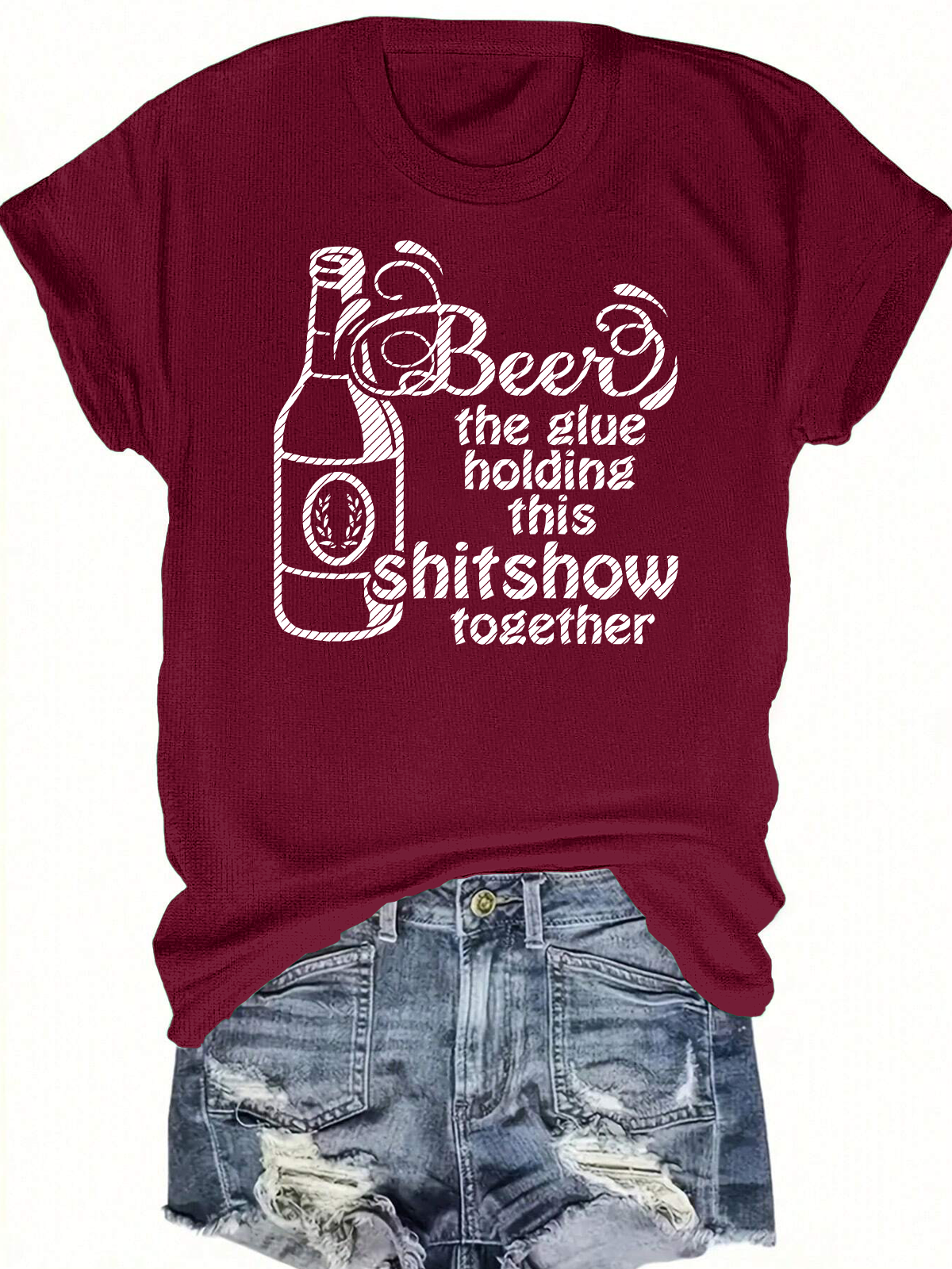 Beer Shitshow Together Short Sleeves Tee