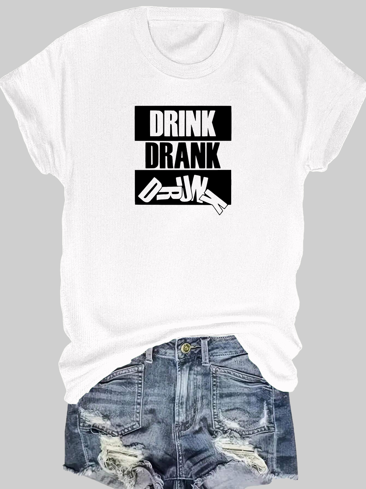 Drink Getting Drunk Short Sleeves Tee