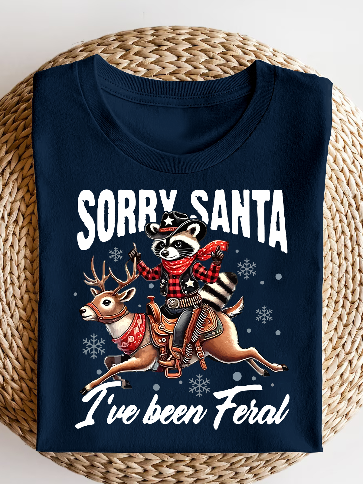 Sorry Santa I'Ve Been Feral Short Sleeves Tee