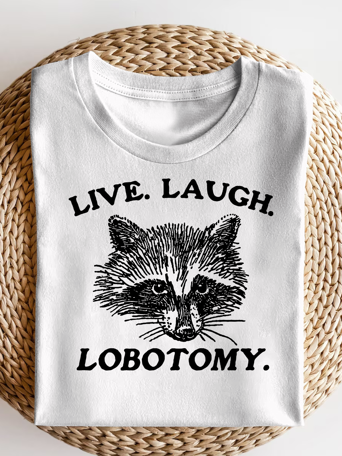 Live Laugh Lobotomy Short Sleeves Tee