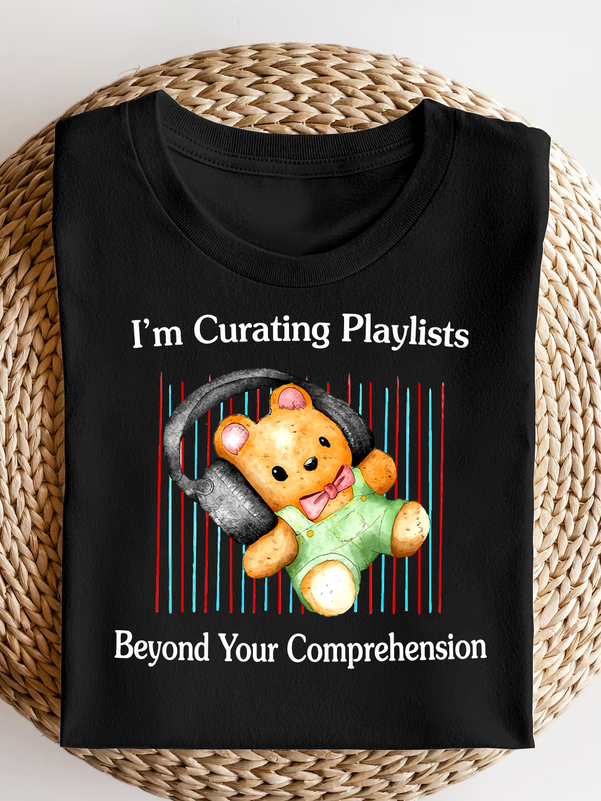 I'M Curating Playlists Short Sleeves Tee