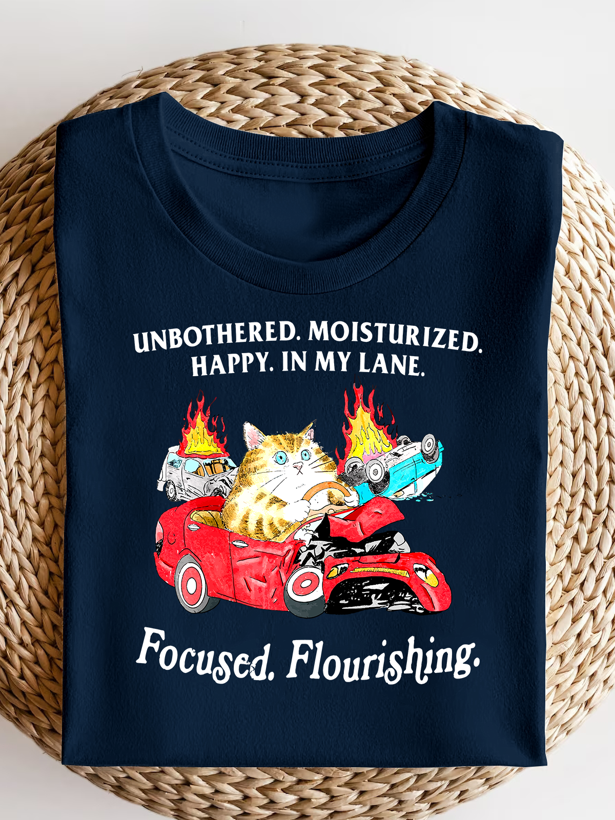 Unbothered Unisex  Short Sleeves Tee