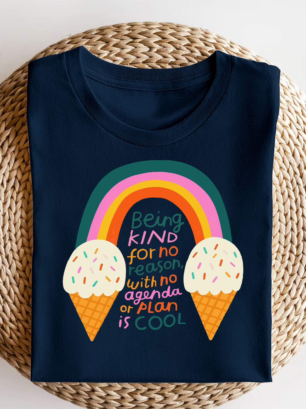 Being Kind For No Reason Short Sleeves Tee