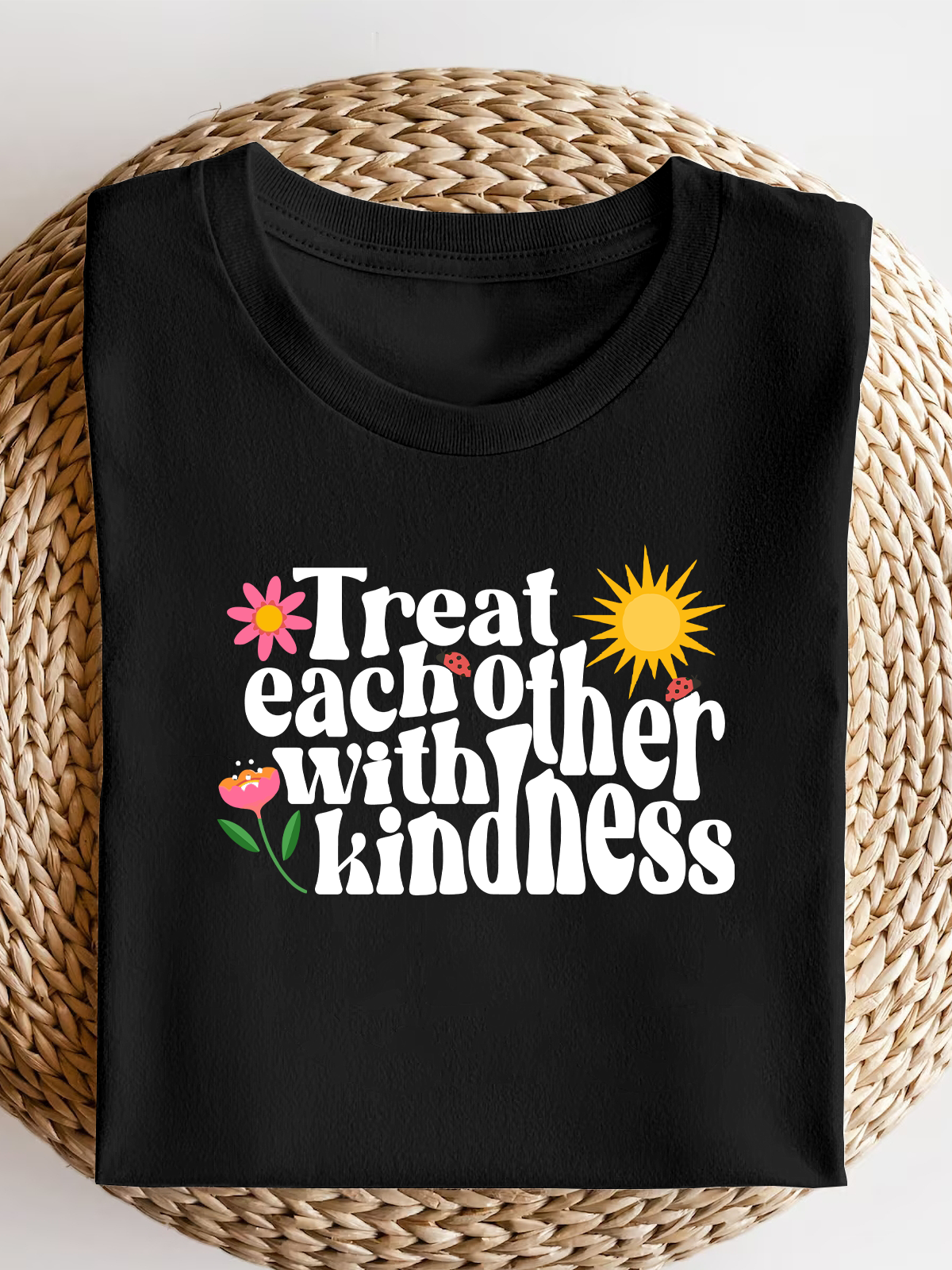 Treat Each Other With Kindness Short Sleeves Tee