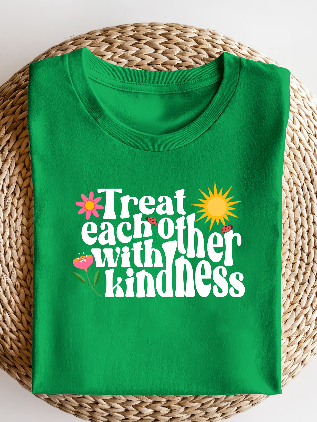 Treat Each Other With Kindness Short Sleeves Tee