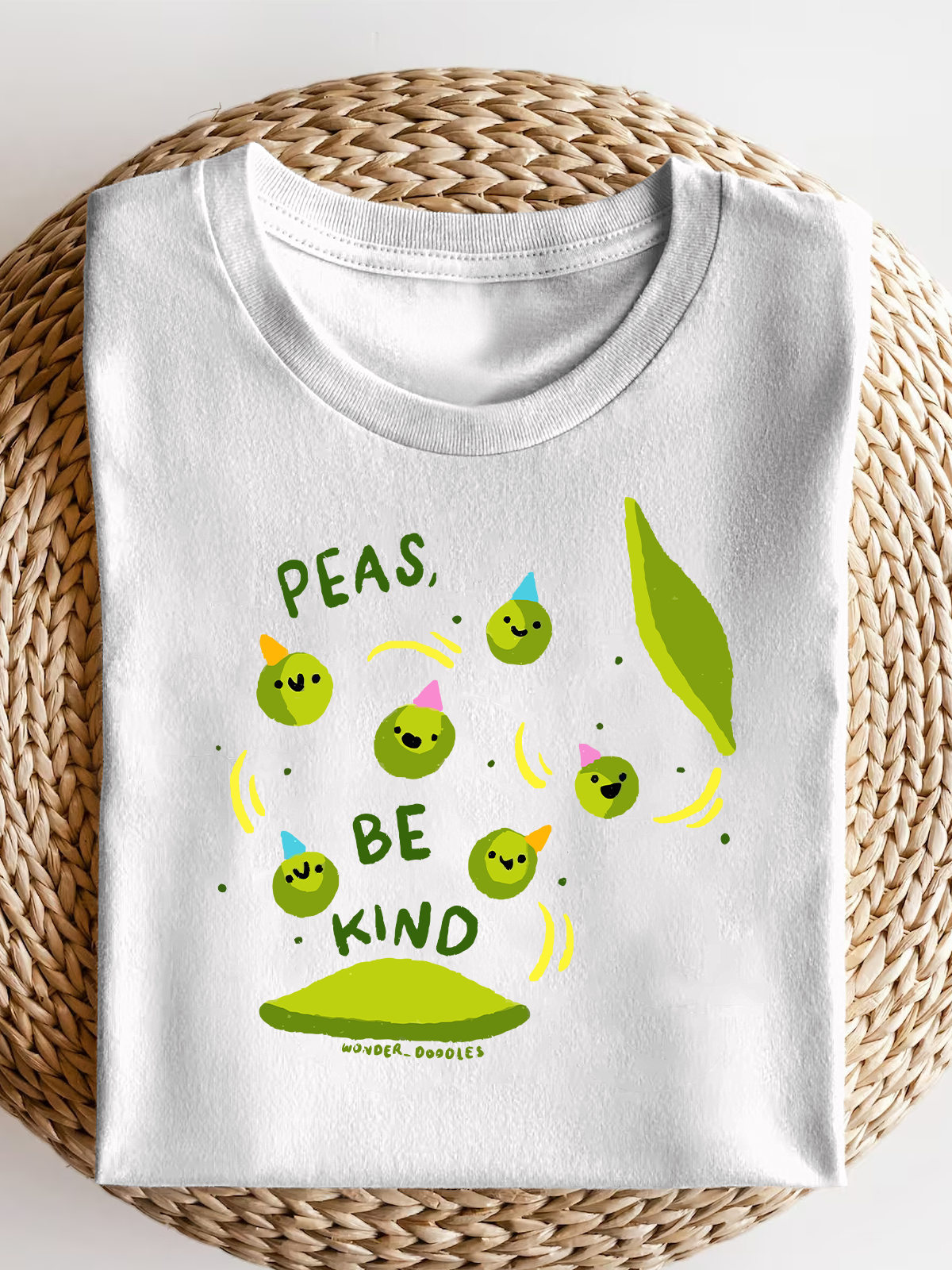 Peas Be Kind Short Sleeves Tee