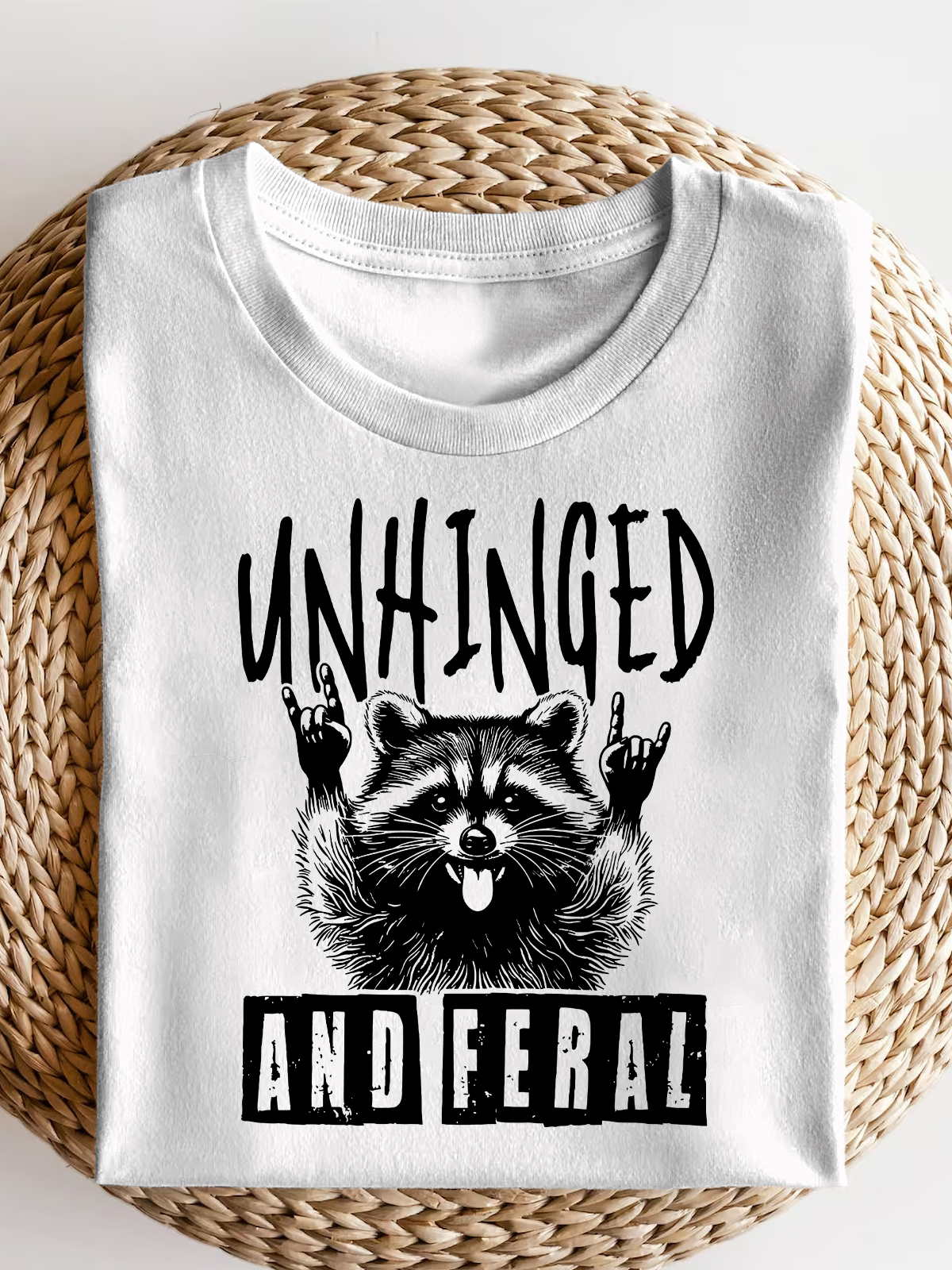 Unhinged And Feral Short Sleeves Tee