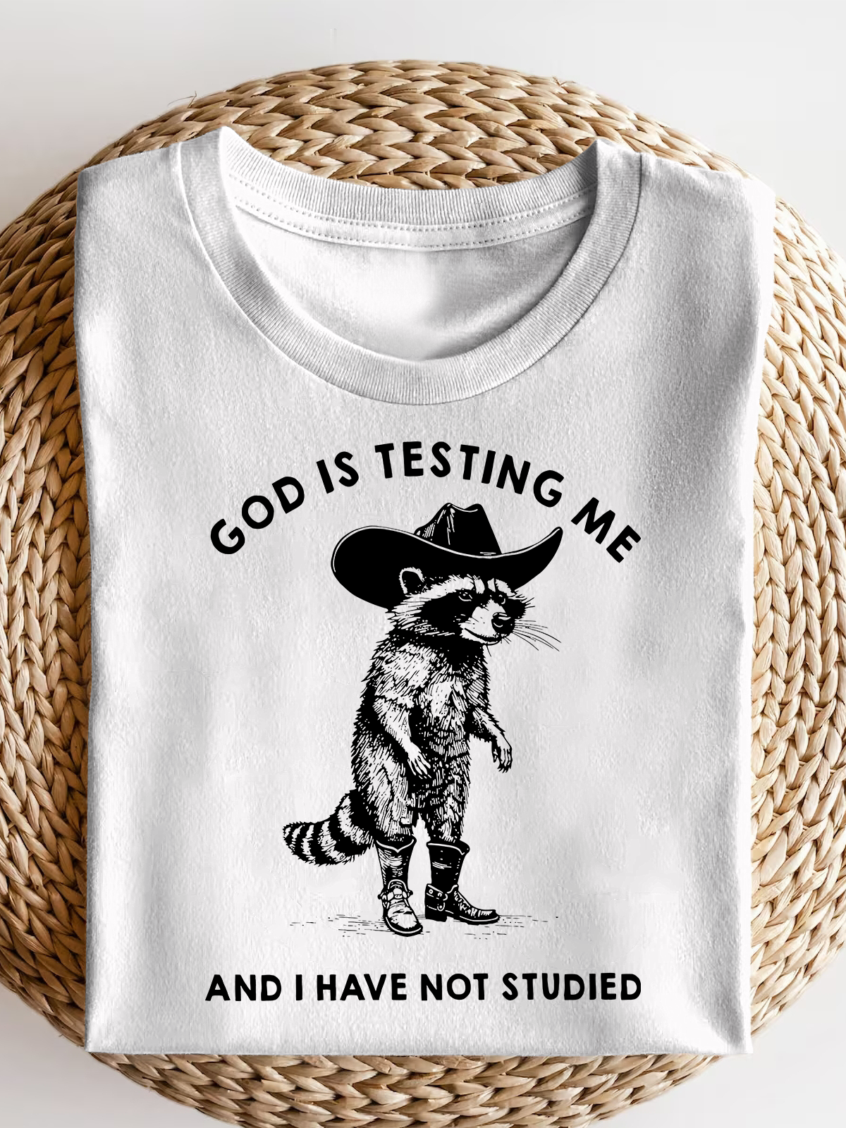 God Is Testing Me And I Have Not Studieo Short Sleeves Tee