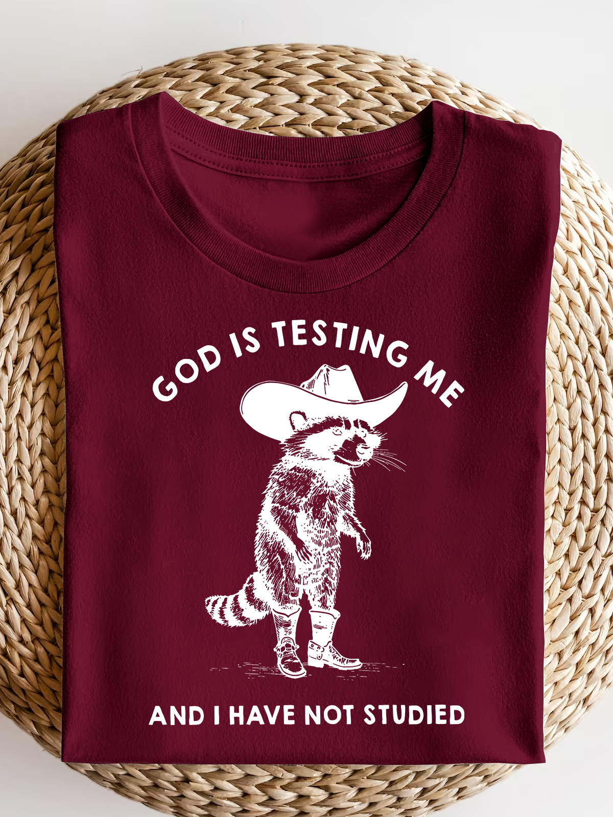 God Is Testing Me And I Have Not Studieo Short Sleeves Tee