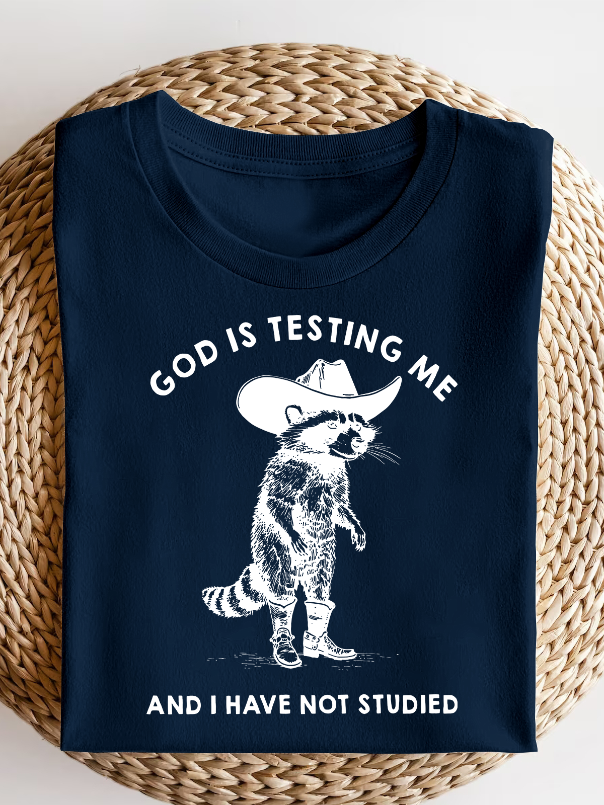 God Is Testing Me And I Have Not Studieo Short Sleeves Tee