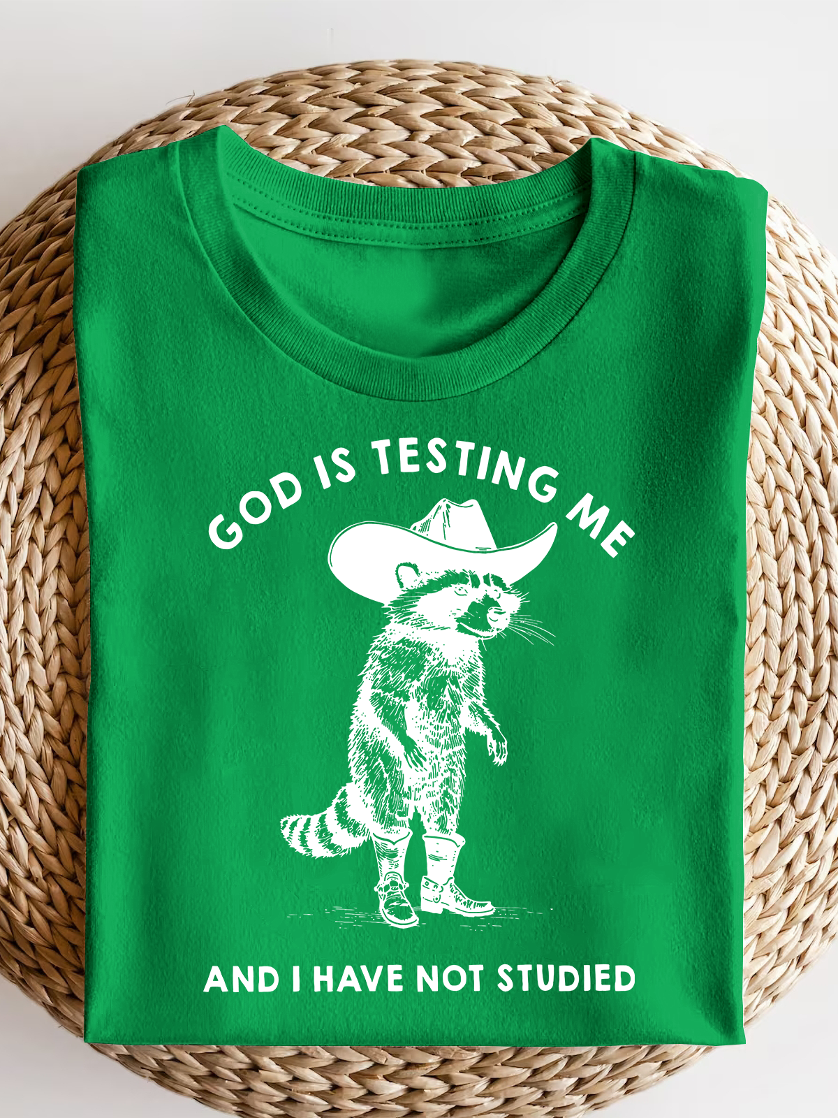 God Is Testing Me And I Have Not Studieo Short Sleeves Tee