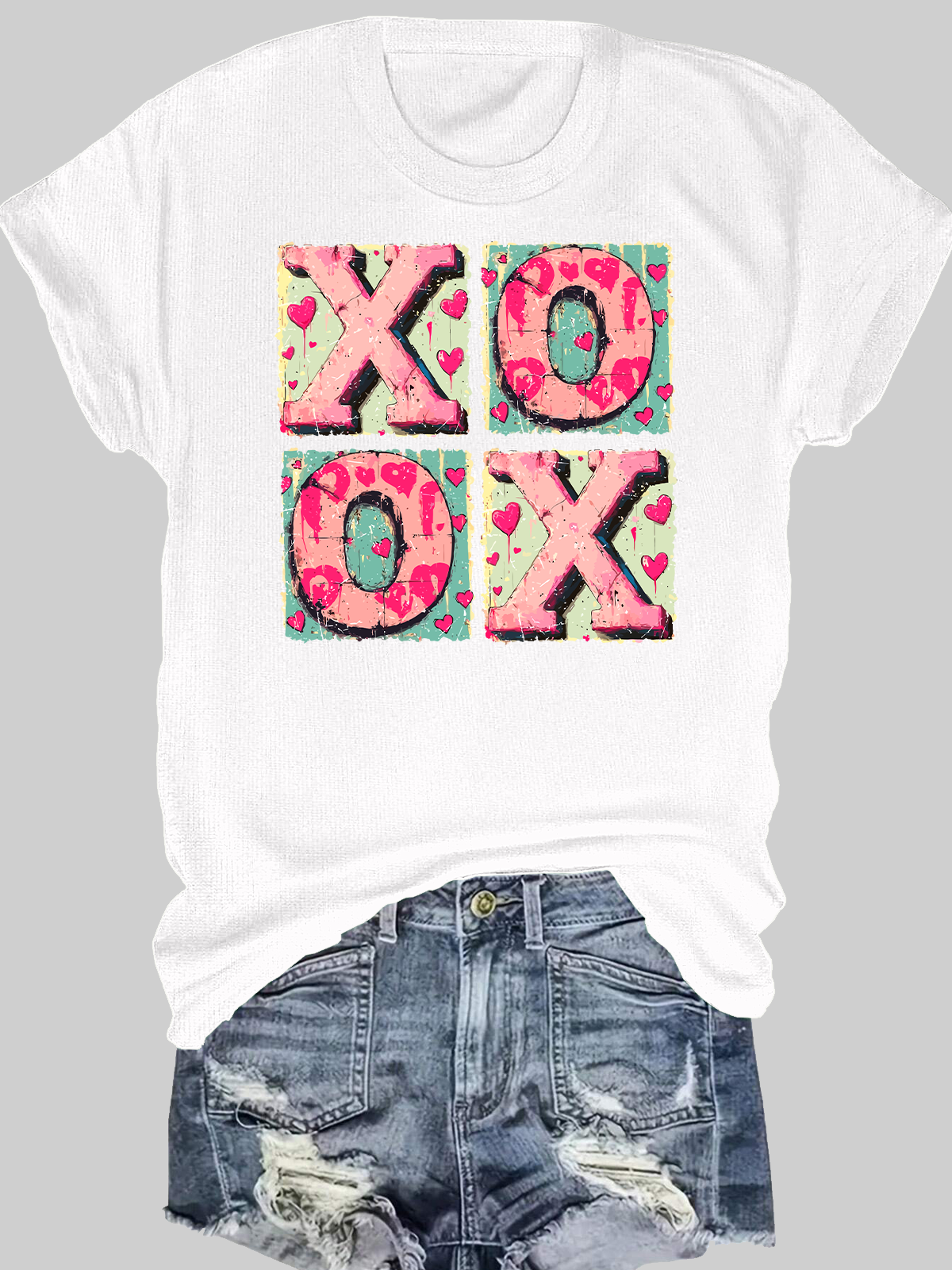 Xoxo Valentines Day Short Sleeves Tee