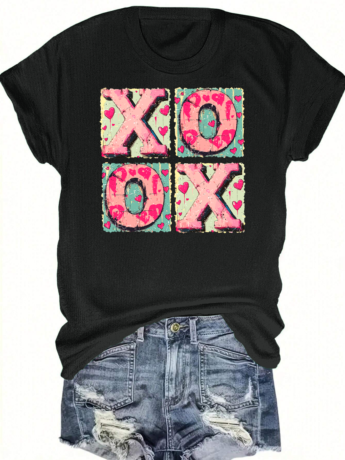 Xoxo Valentines Day Short Sleeves Tee