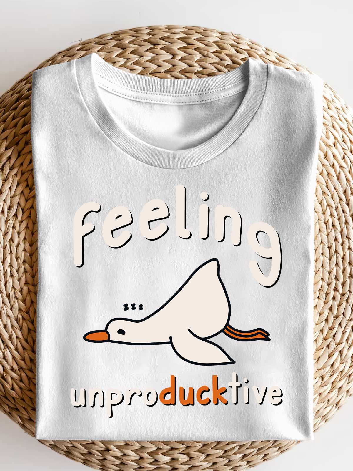 Feeling Unproducktive By Mayfully Short Sleeves Tee