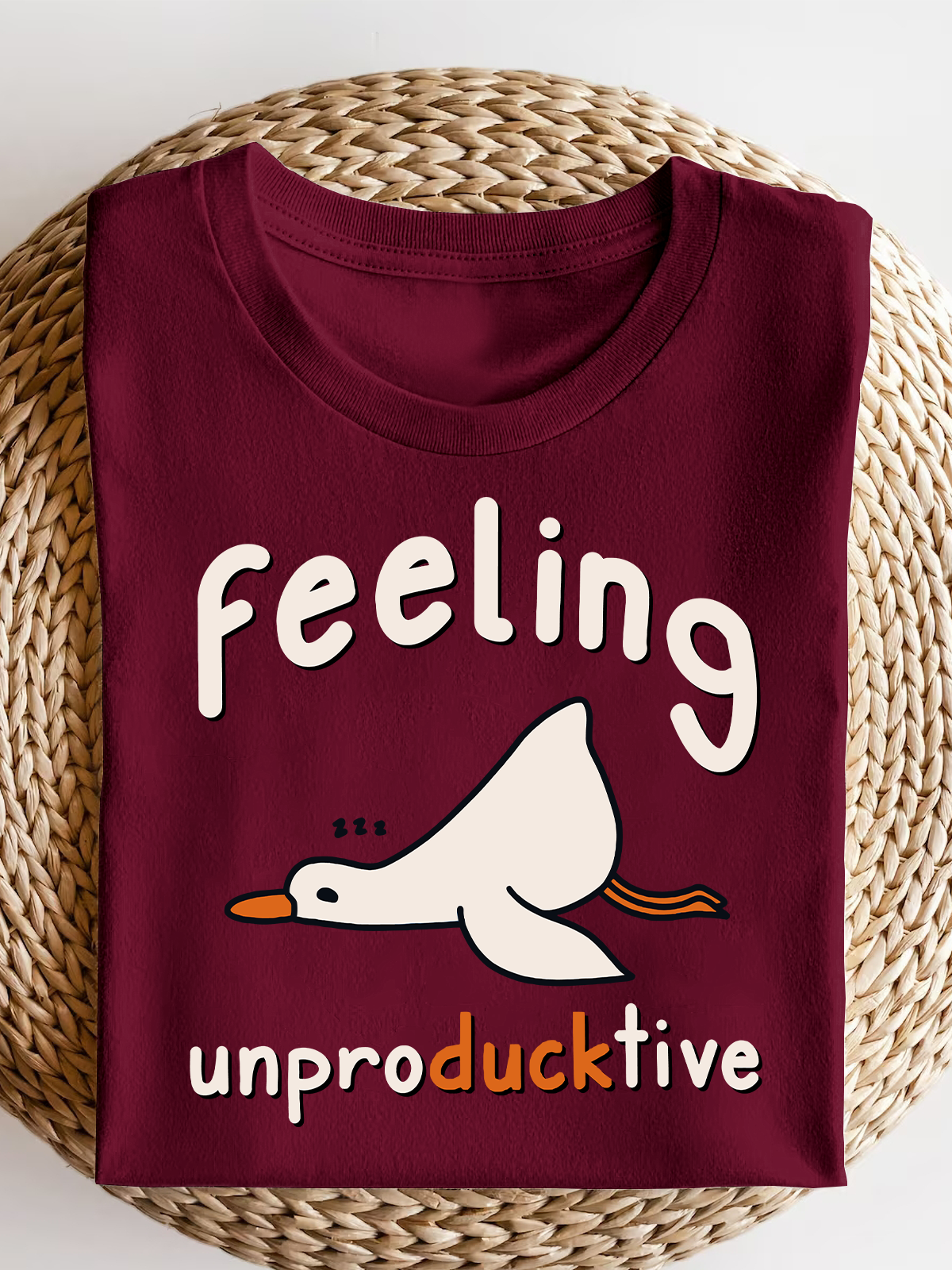 Feeling Unproducktive By Mayfully Short Sleeves Tee