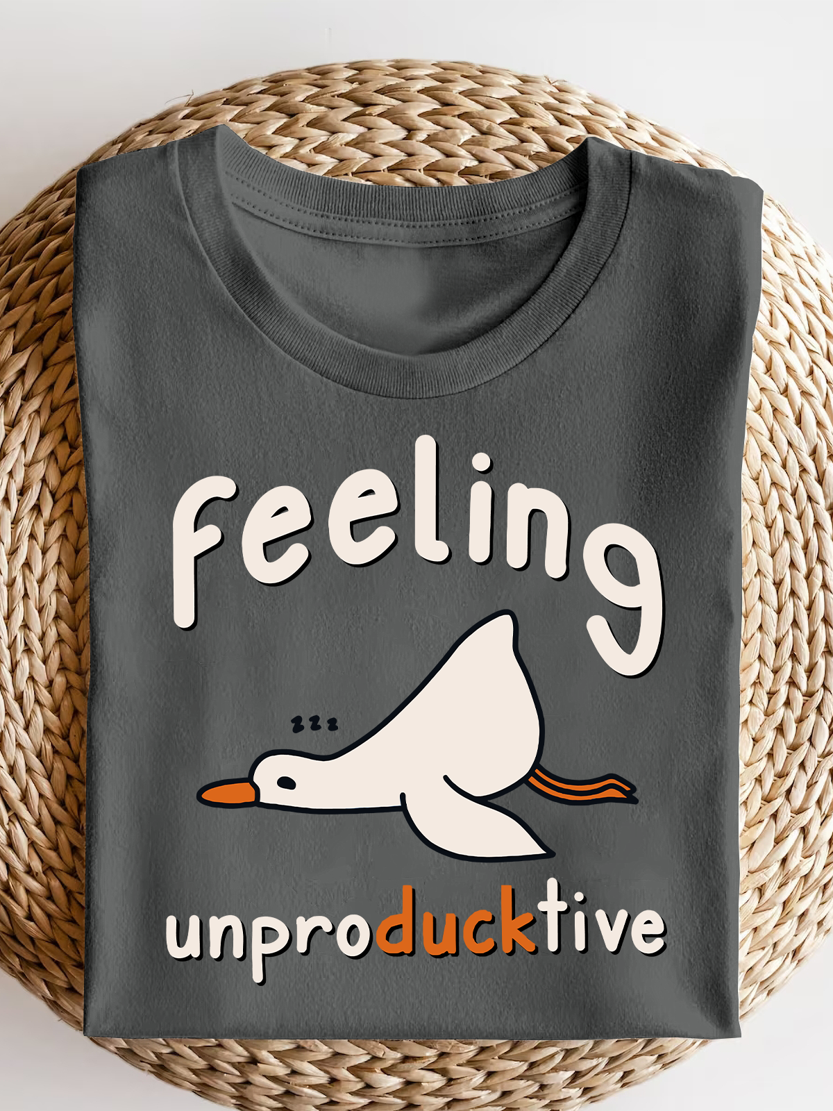 Feeling Unproducktive By Mayfully Short Sleeves Tee