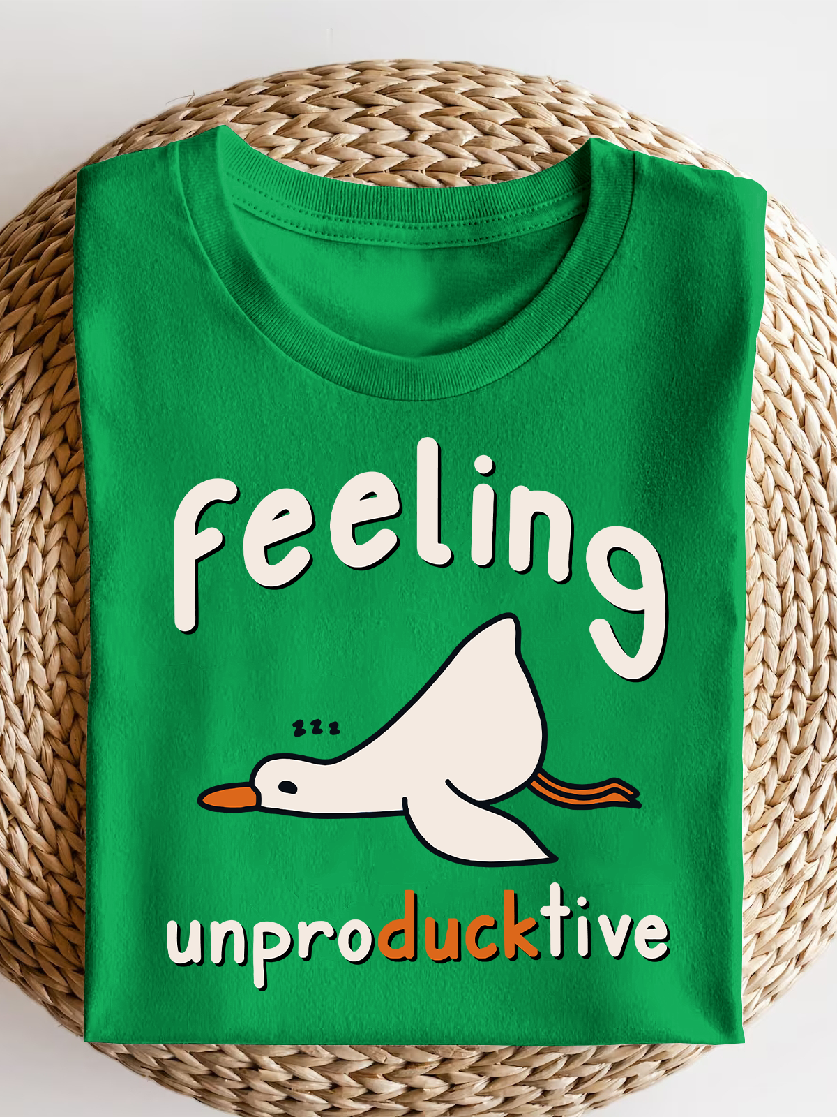 Feeling Unproducktive By Mayfully Short Sleeves Tee