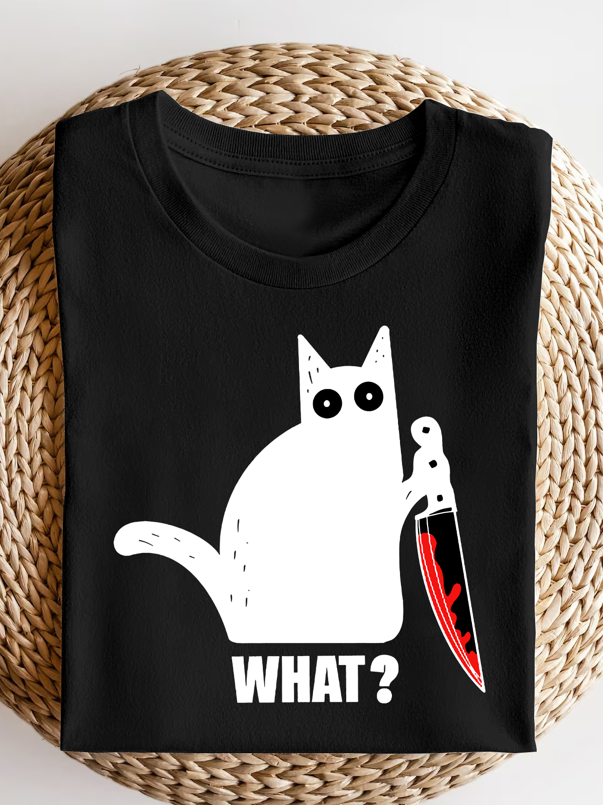 What Black Cat Short Sleeves Tee