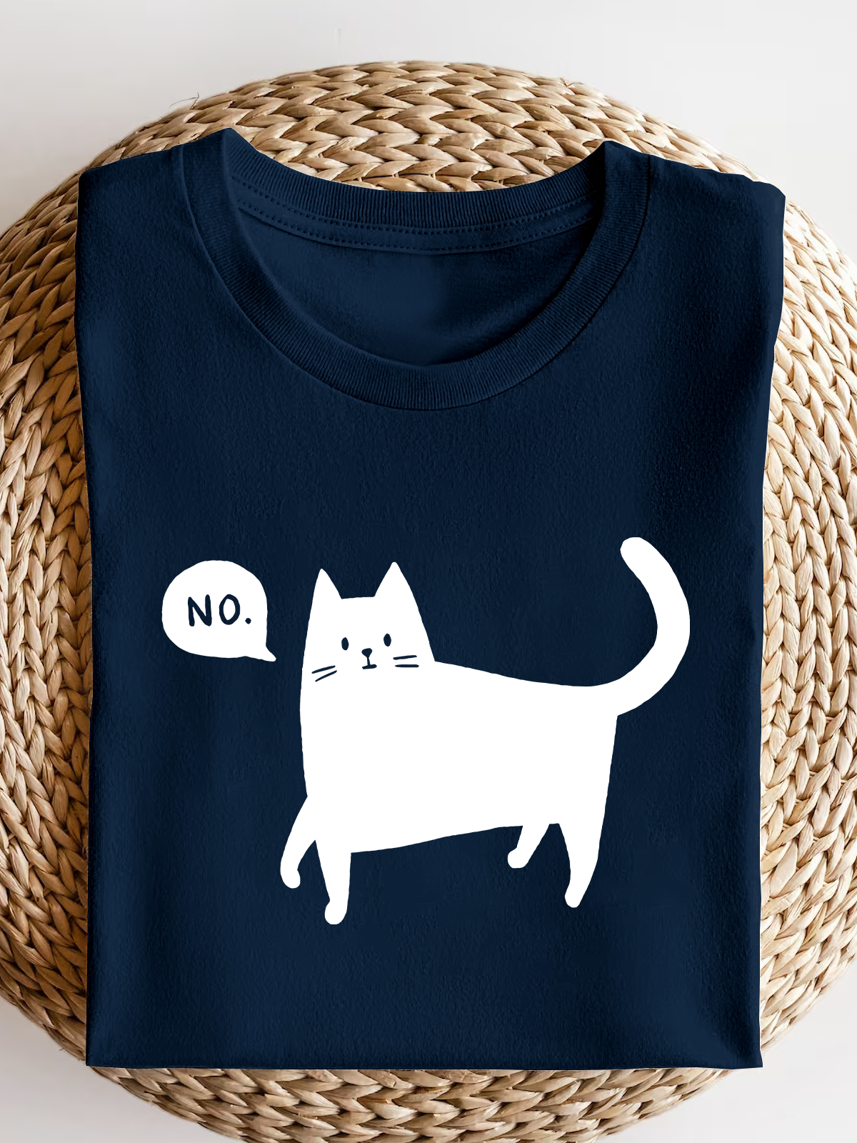 No Blak Cat Short Sleeves Tee