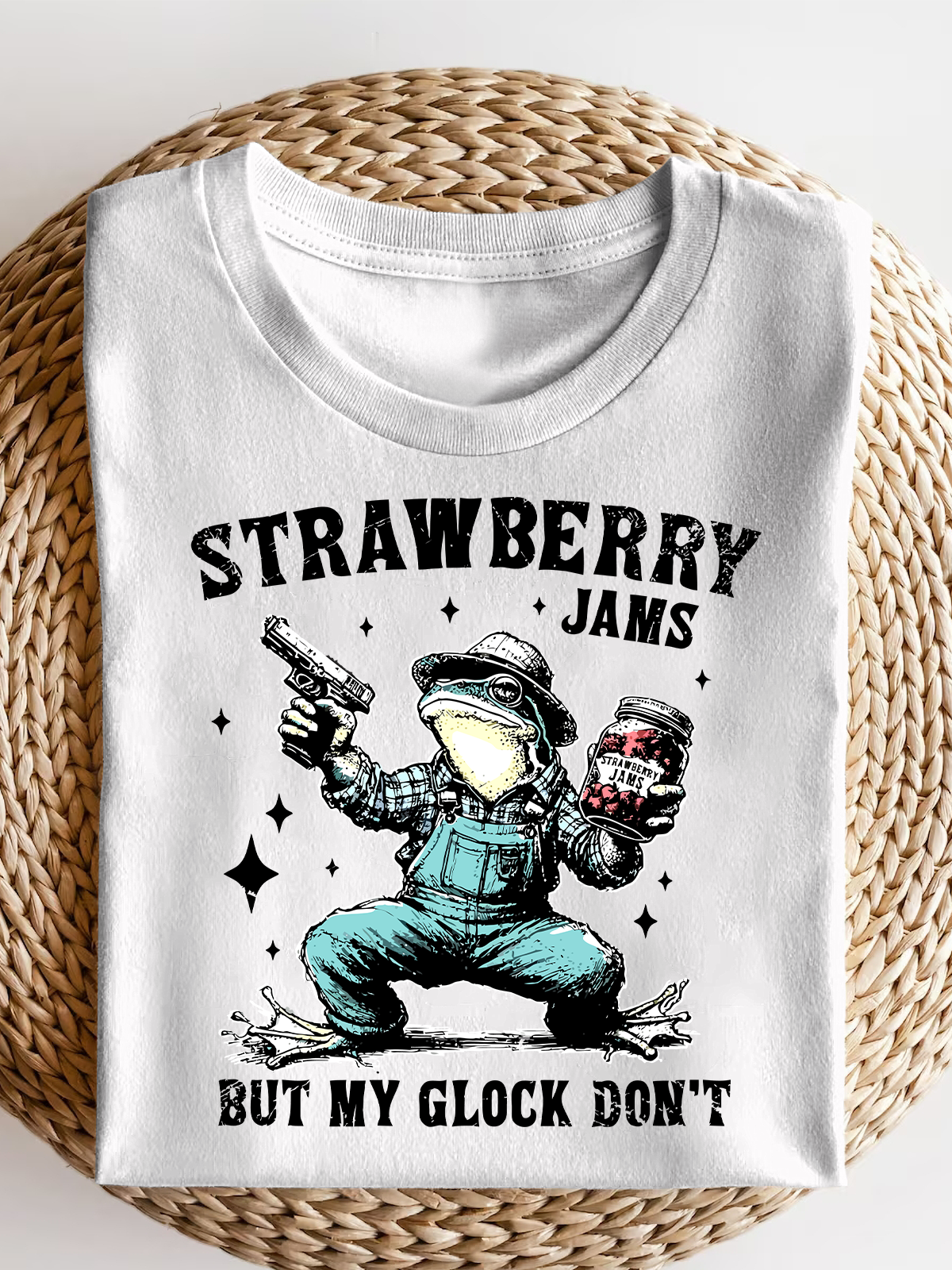 Strawberry James Frog Short Sleeves Tee