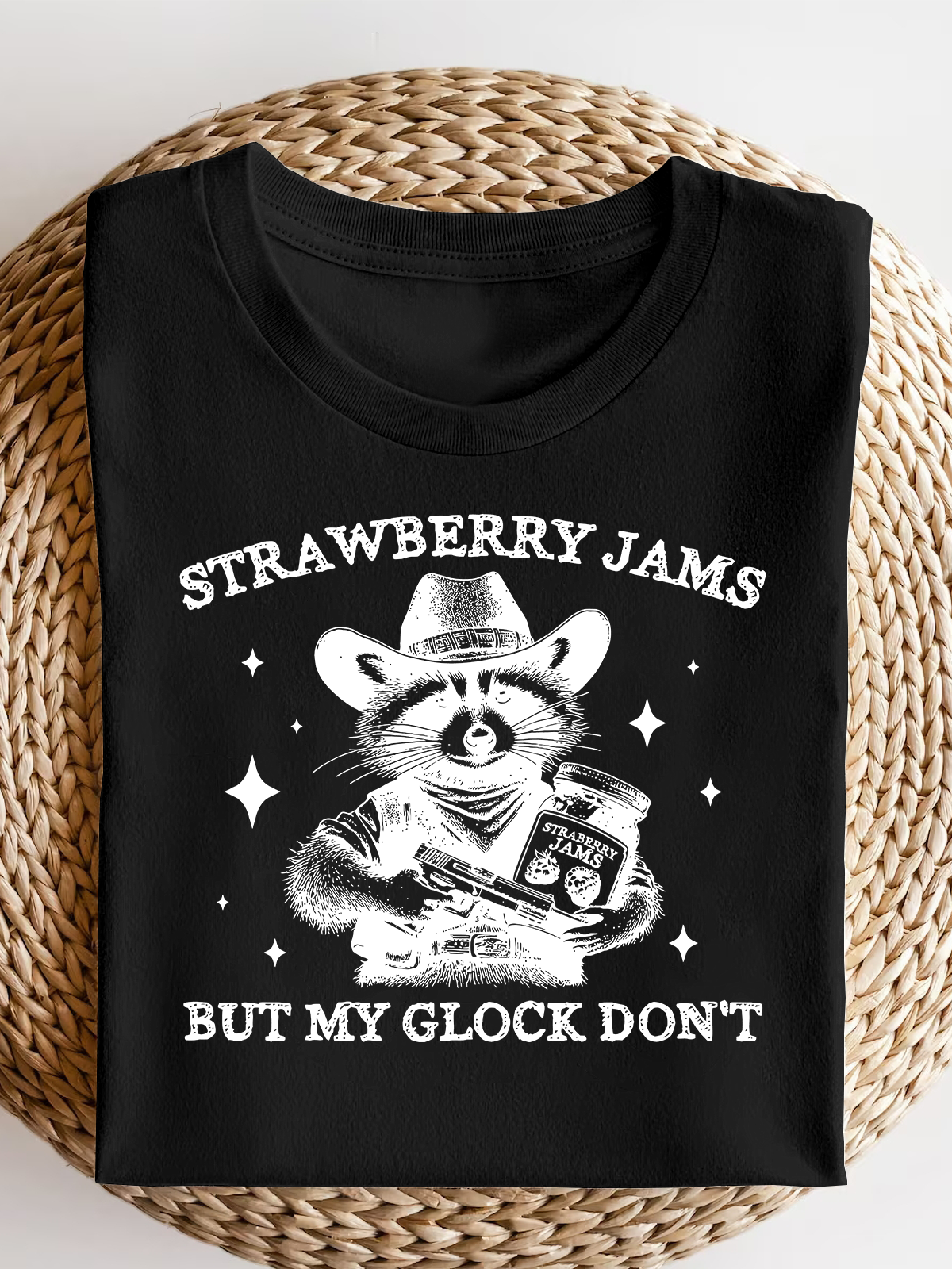 Strawberry James Racoon Short Sleeves Tee