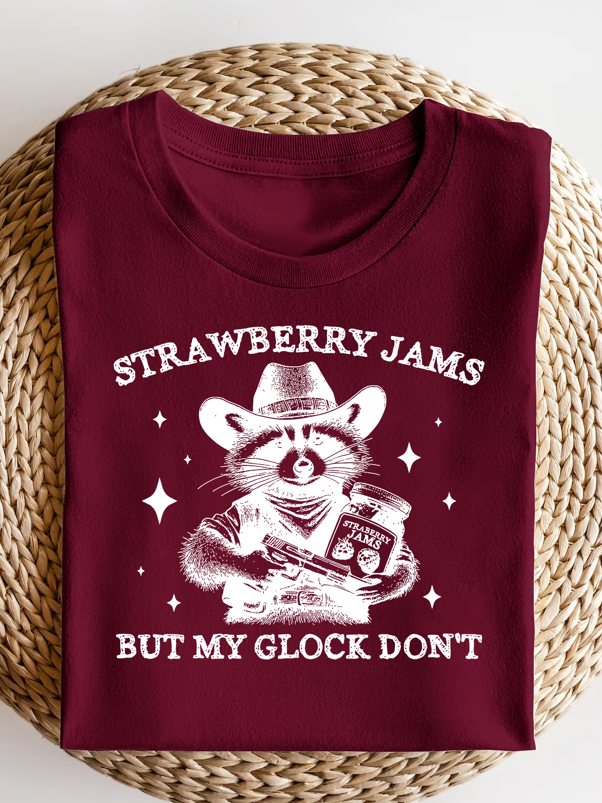 Strawberry James Racoon Short Sleeves Tee