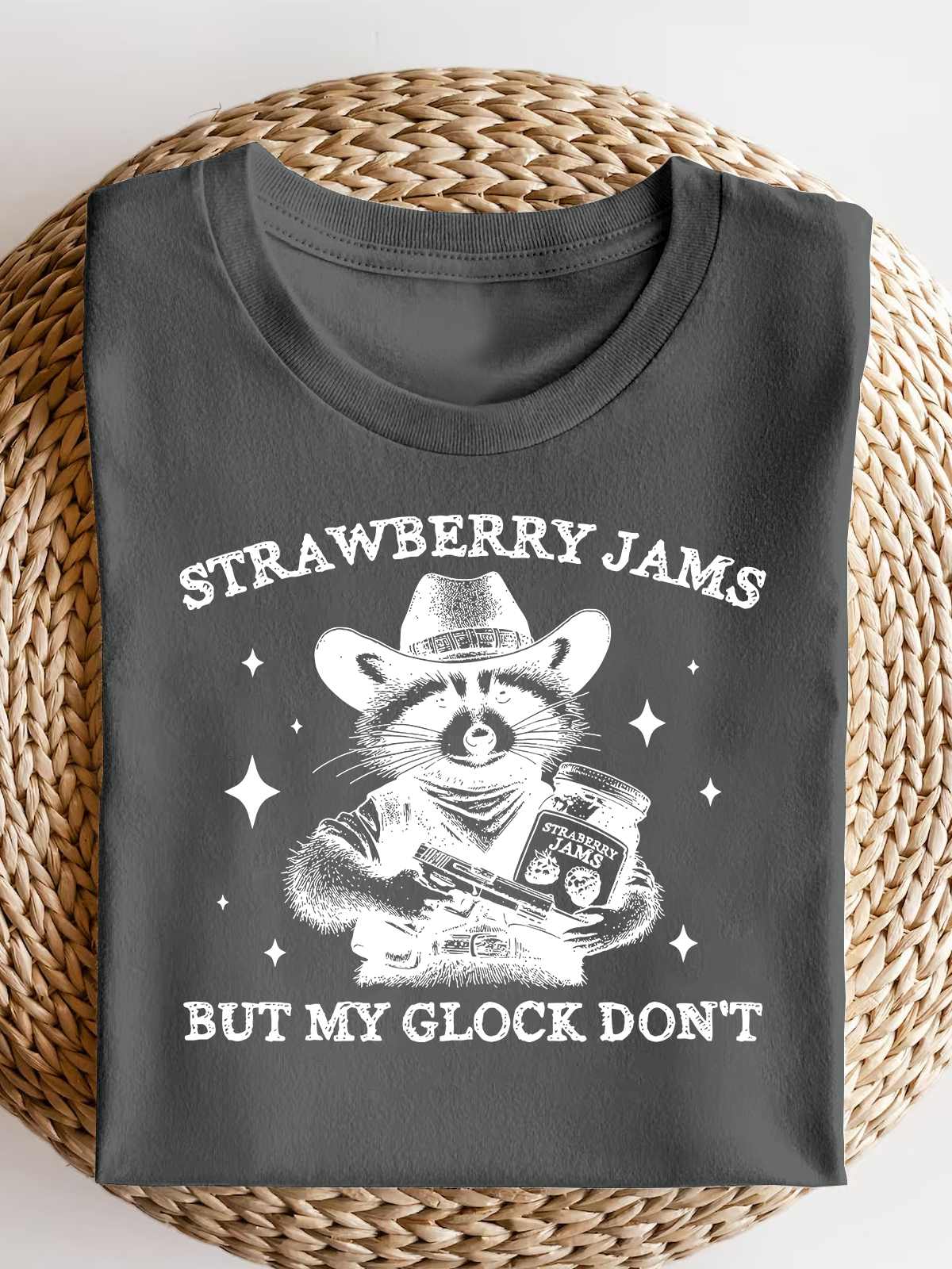 Strawberry James Racoon Short Sleeves Tee