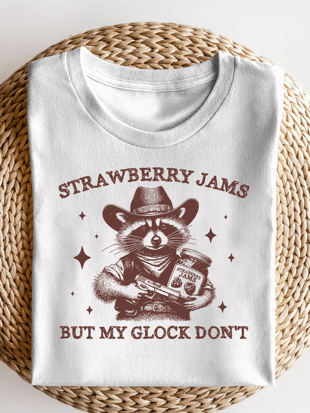 Strawberry James Racoon Short Sleeves Tee