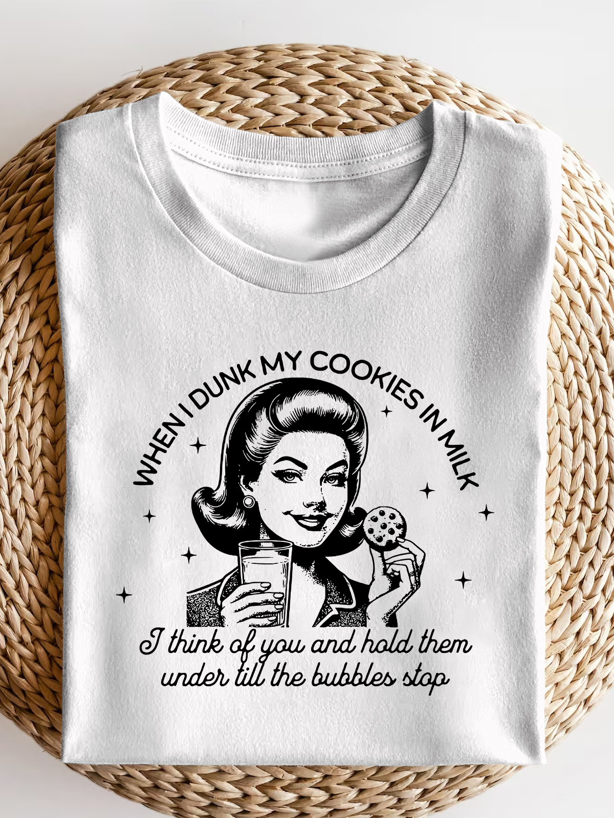 Sassy Retro Housewife Short Sleeves Tee