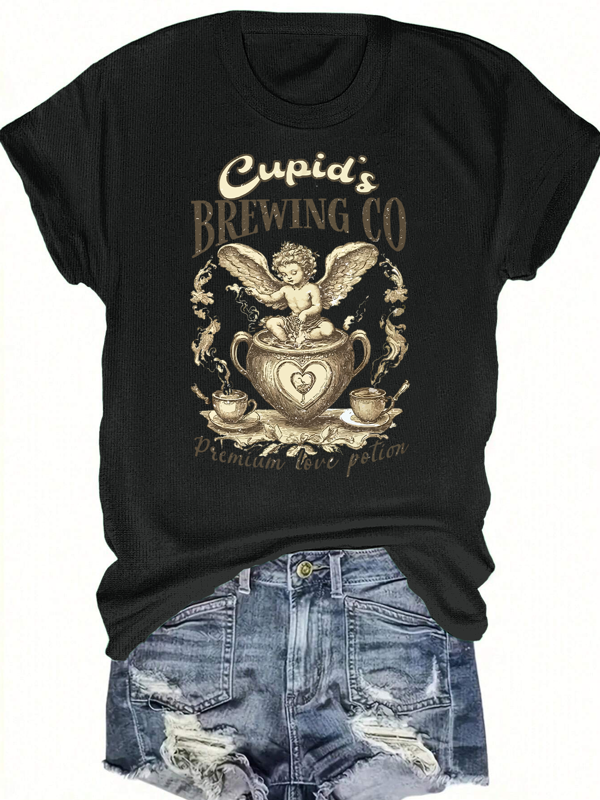 Cupid Brewing Co Valentine Short Sleeves Tee