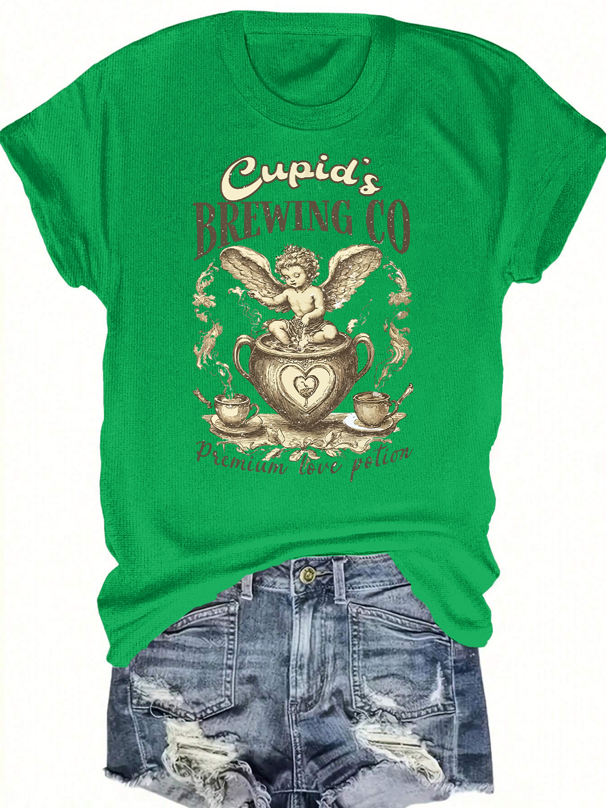 Cupid Brewing Co Valentine Short Sleeves Tee