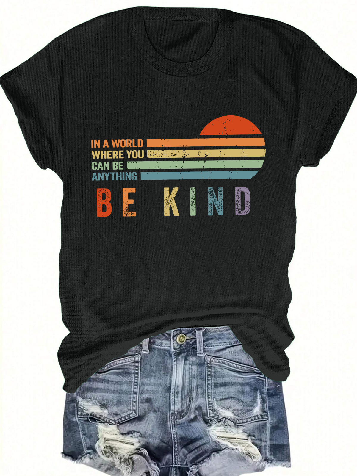 Be Kind Motivational Short Sleeves Tee